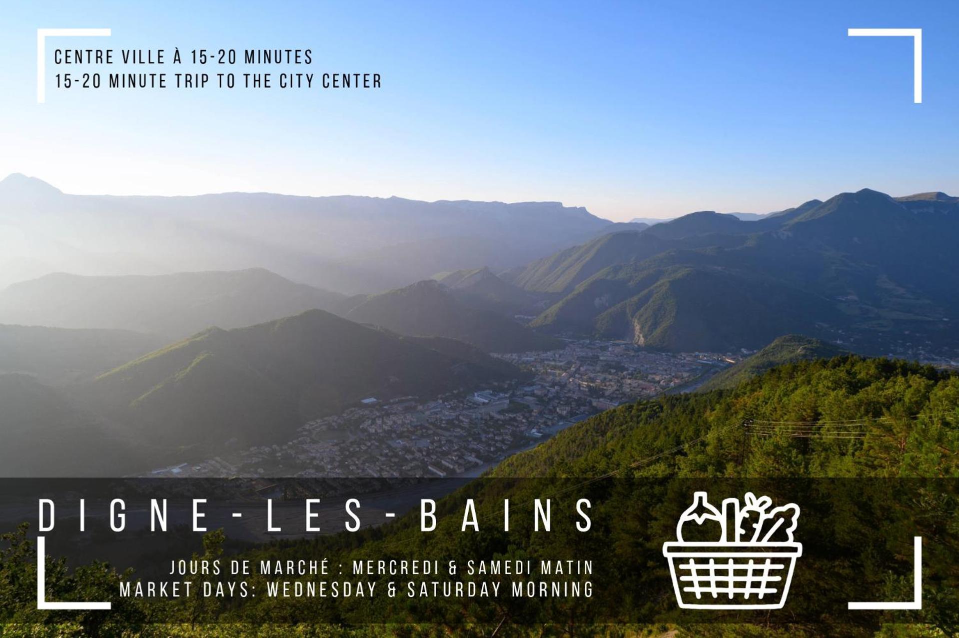 Les Eaux Chaudes Otel Digne-les-Bains Dış mekan fotoğraf